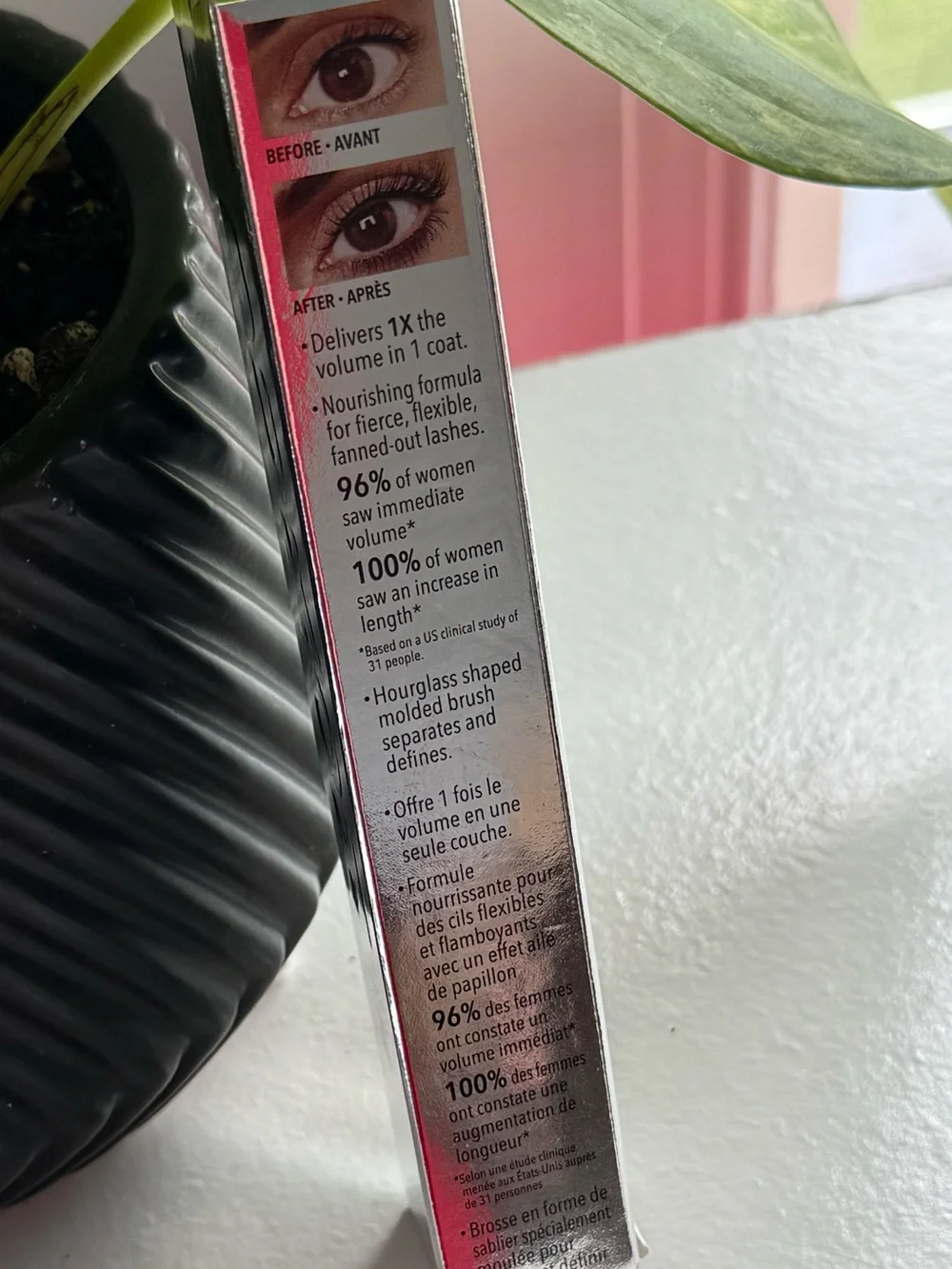BUXOM Lash Volumizing Waterproof Mascara Blackest Black 0.37oz NEW Full Size